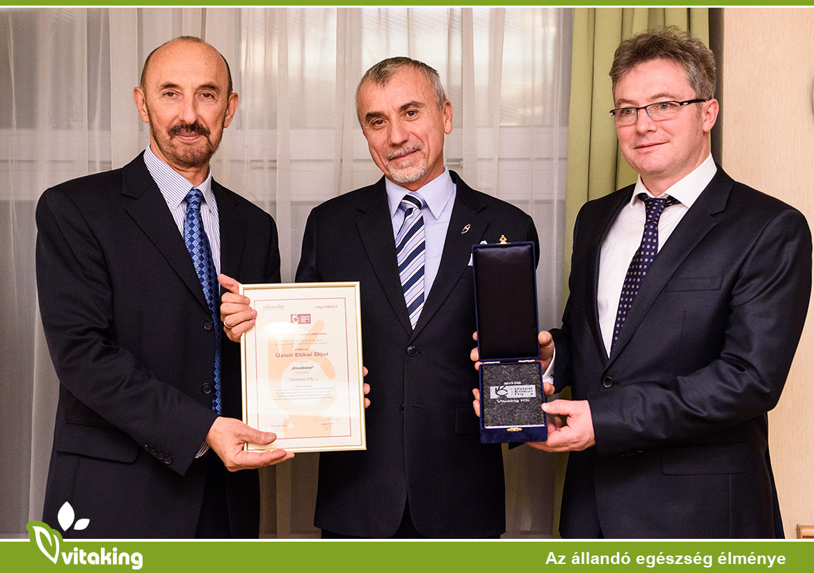 Üzleti Etikai díjat kapott a Vitaking