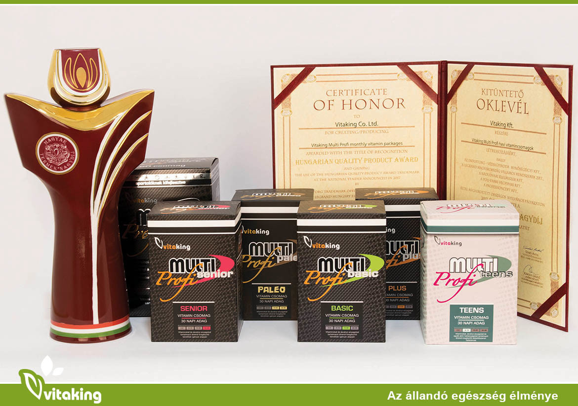 Magyar Termék Nagydíjas lett a Vitaking Multi Profi Multivitamin termékcsalád
