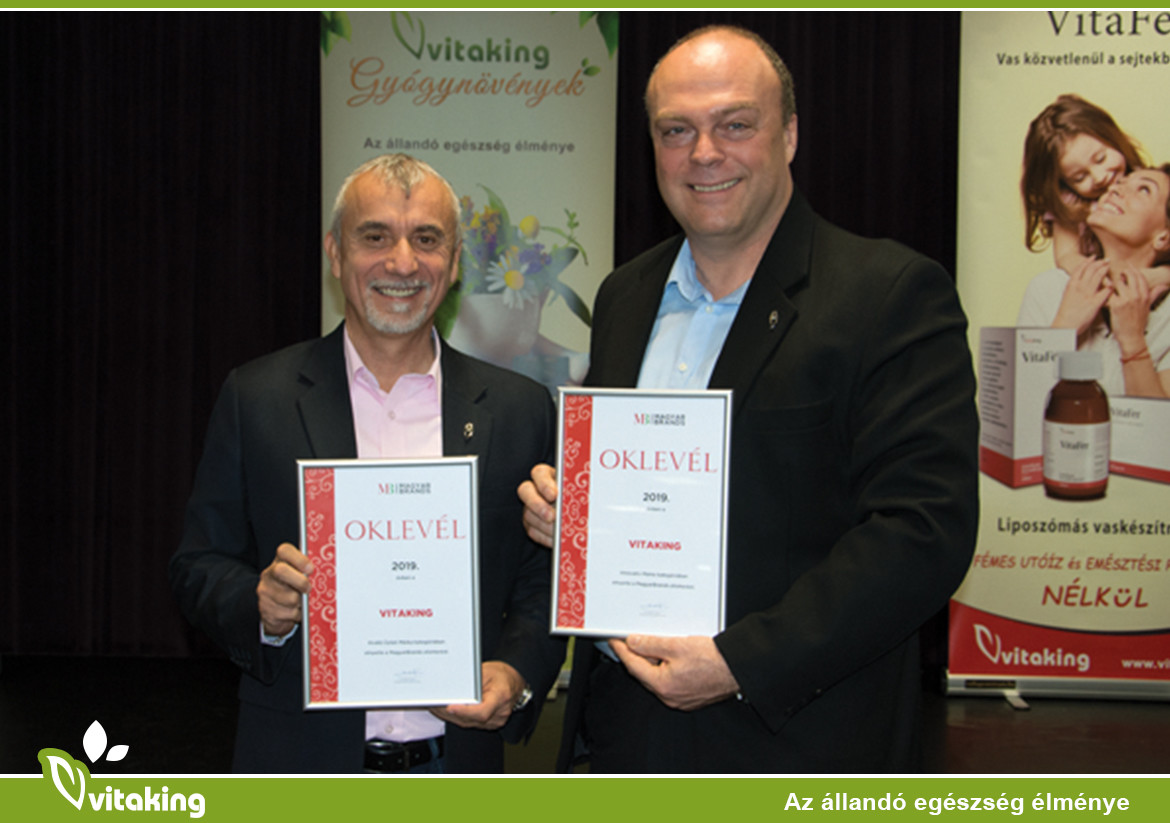 MagyarBrands díjas lett a Vitaking Kft.