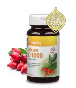 1000mg-os nyújtott felszívódású C-vitamin + csipkebogyó I Vitaking