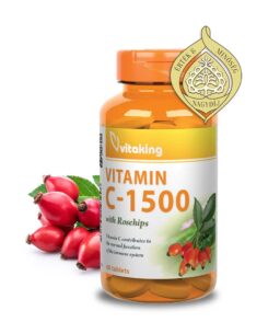 Vitaking C-vitamin 1500mg + 15mg Csipkebogyó (60)