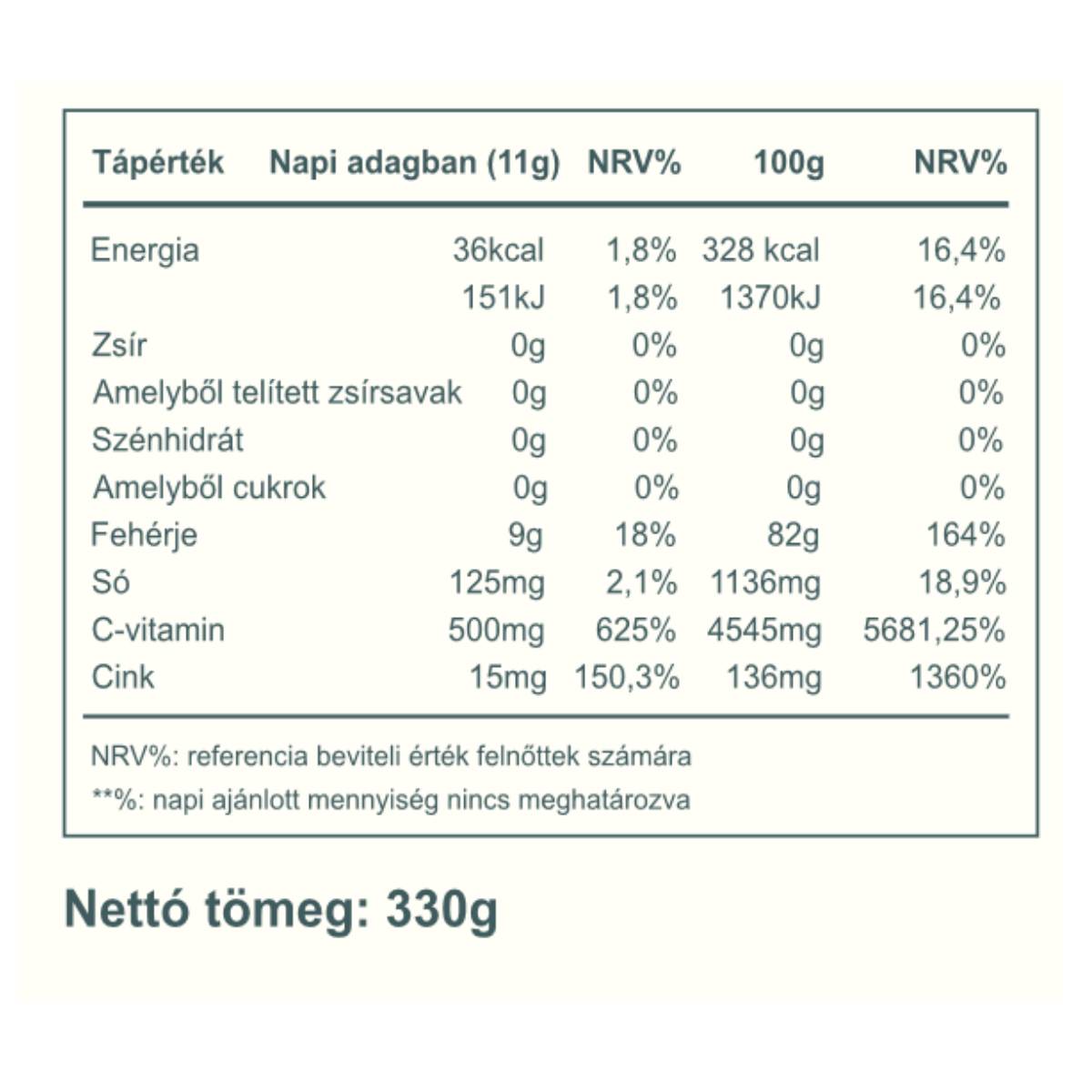 Hidrolizált Marhakollagén (citrom íz) 330 g