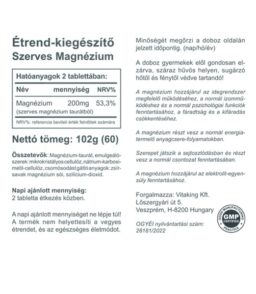 Vitaking Szerves Magnézium Taurát (60)