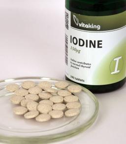 Vitaking Jód (Iodine) tabeltta (240) - a pajzsmirigy egészségééért