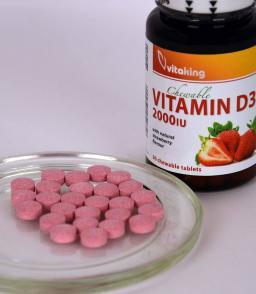 Vitaking Epres D3-vitamin 2000NE (90 rágótabletta)