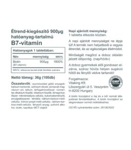 B-7 vitamin - Biotin