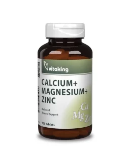 Vitaking CalMag-Cink: kalcium, magnézium cink komplex