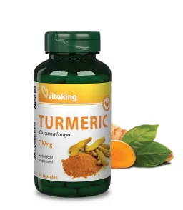 Vitaking Kurkuma 700mg - india gyógynövénye kapszulába zárva!