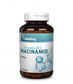 Vitaking Niacinamid (B3 vitamin) 500mg (100db) vitaking.hu