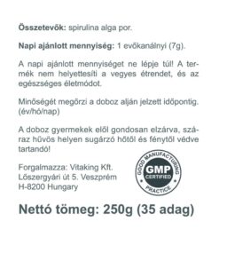 Spirulina alga por 250g