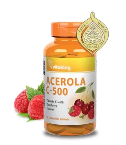 Acerola C-500 Málnás ízben