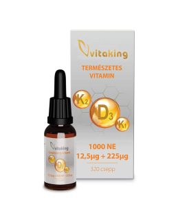 Vitaking D3+K2+K1 vitamin csepp MCT olajjal 10ml (160 adag)