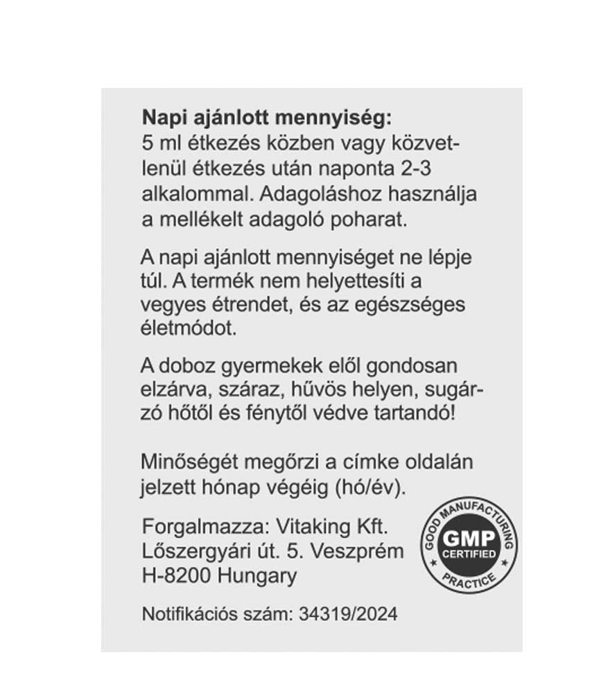 Alkoholmentes Lándzsás útifű szirup 150ml