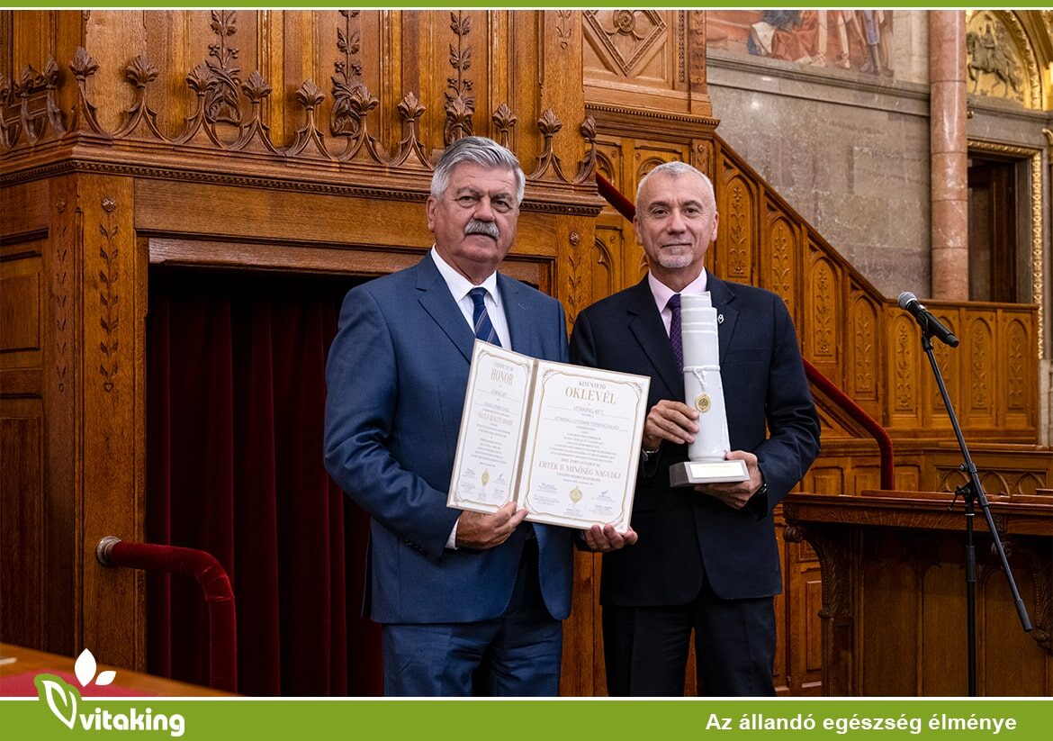 Érték és Minőség Nagydíjat nyertek a Vitaking C-vitaminok!