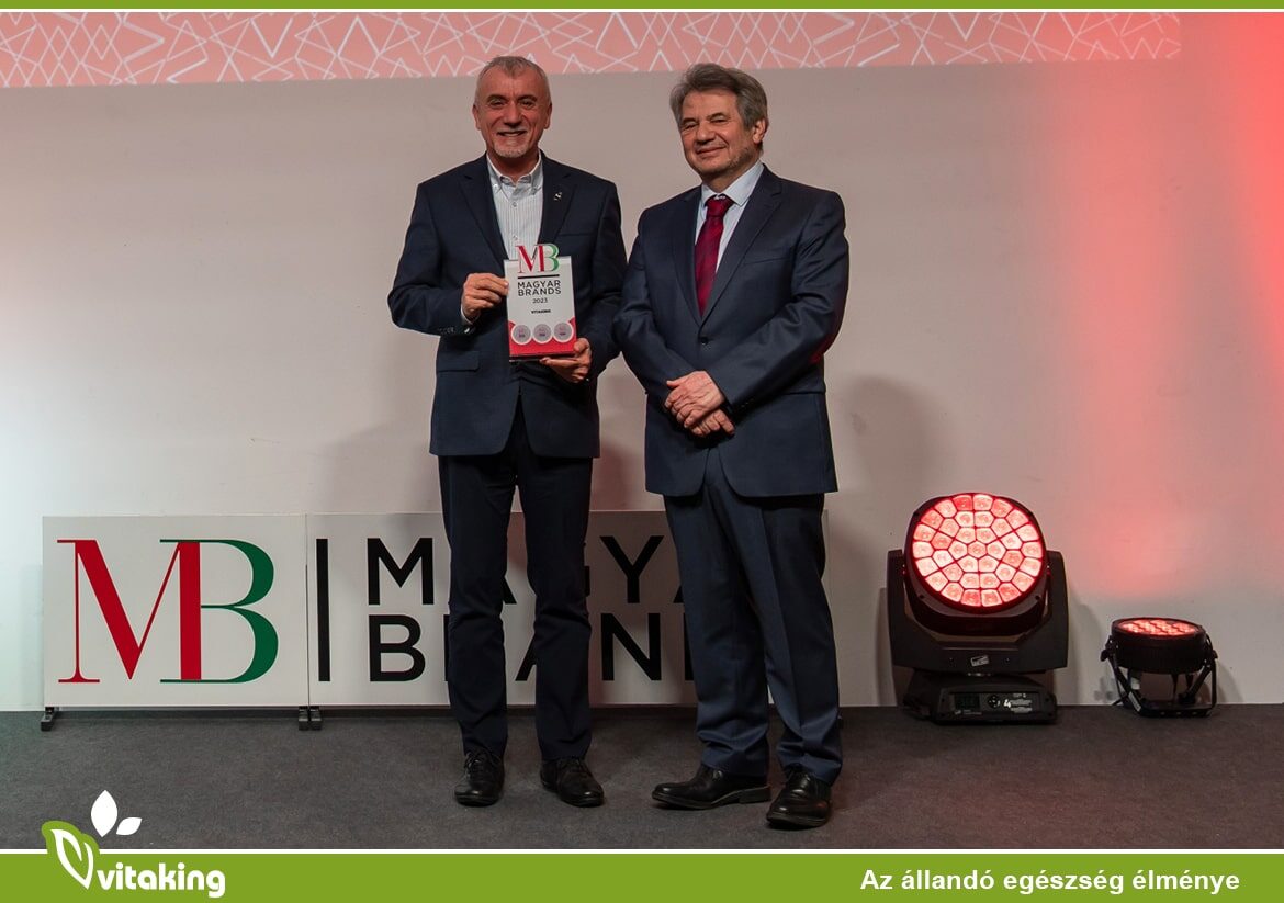 Ötszörös MagyarBrands díjas lett a Vitaking Kft.